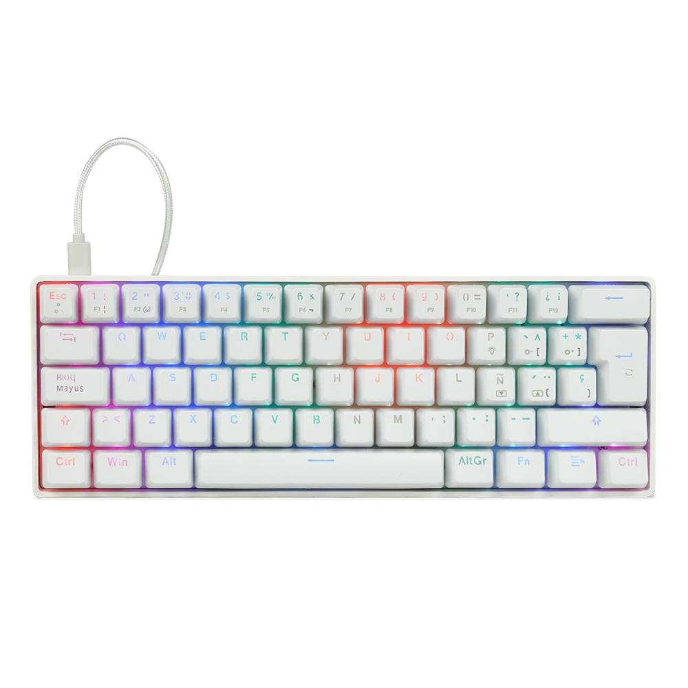 Teclado Mec&aacute;nico GAME FACTOR KBG560-WH